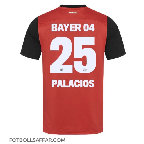 Bayer Leverkusen Exequiel Palacios #25 Hemmatröja 2024-25 Kortärmad